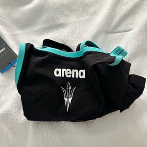 Arena Powerskin Primo Black and Teal Fastskin